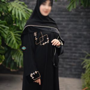 مانتو عبایی جواهردوزی مدل سریرا